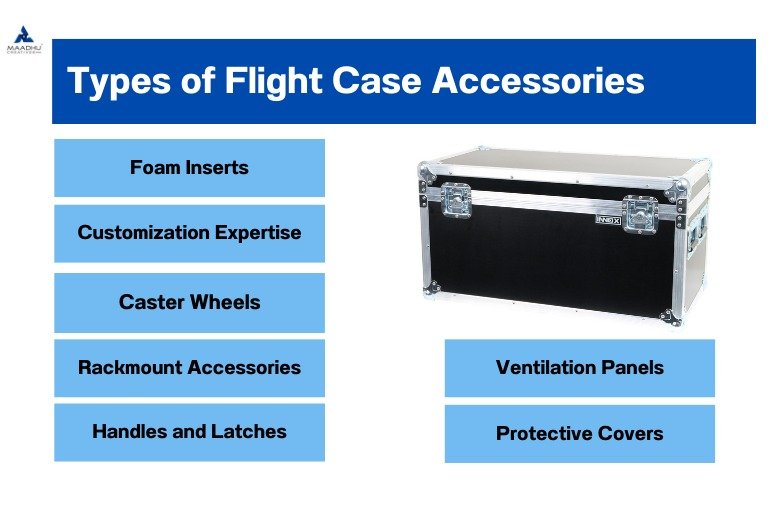 Types of Flight case accessories