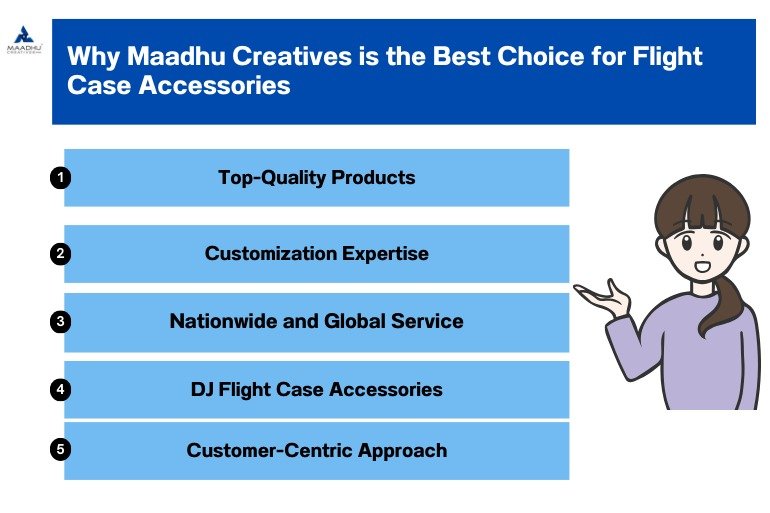 Why Maadhu Creatives is the Best Choice for Flight Case Accessories